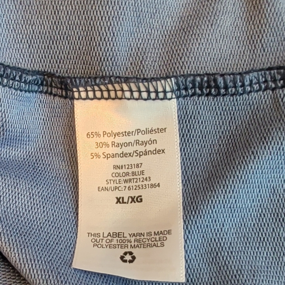 Lee Deep Blue Crew Neck Shirt Size XL - Picture 4 of 5